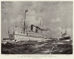 Die Kolonialreise des Herzogs und der Herzogin von Cornwall und York